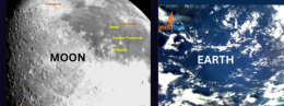 Chandrayaan-3 Mission: ISRO shares pictures of Earth and Moon.