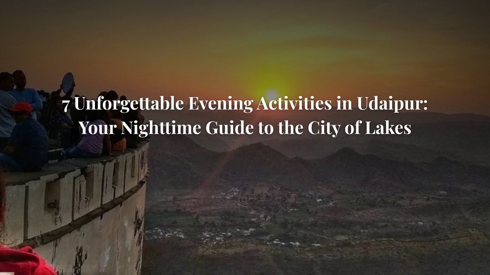 Evening activities in Udaipur