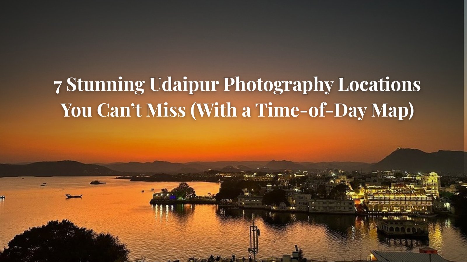 Udaipur Photography spot