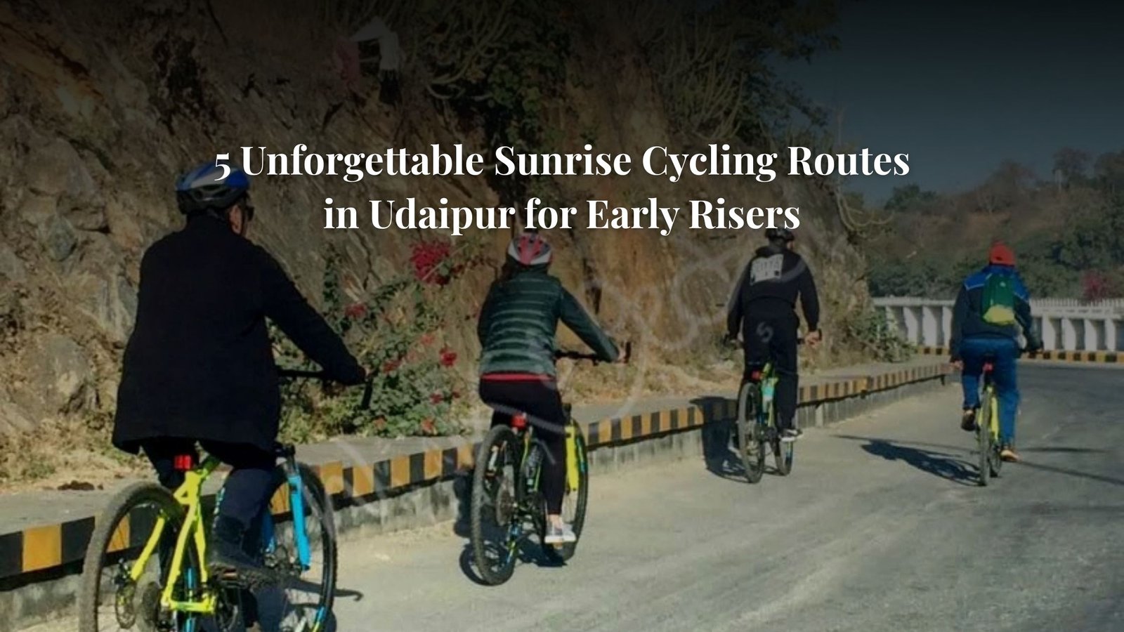 Cycling routes in udaipur