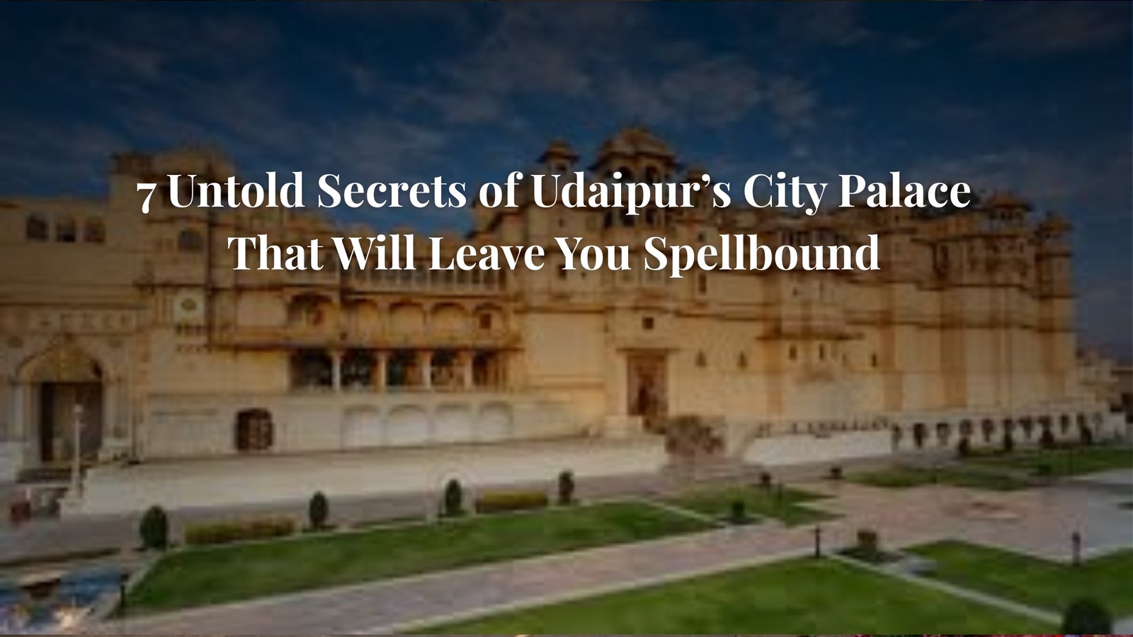 Udaipur City palace