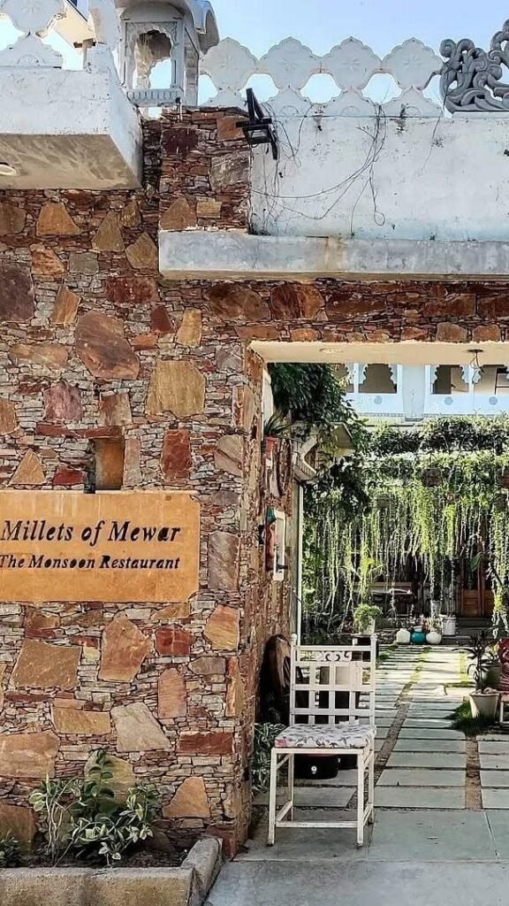 Healthy millet-based dishes served at Millets of Mewar Cafe in Udaipur