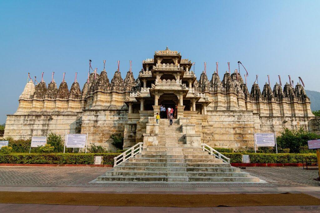Ranakpur Jain Temple exterior view near Udaipur Rajasthan
