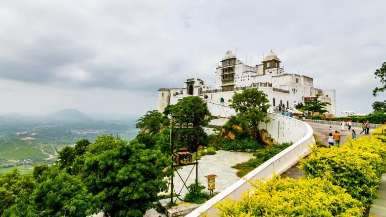 Sunset view from Sajjangarh Monsoon Palace
