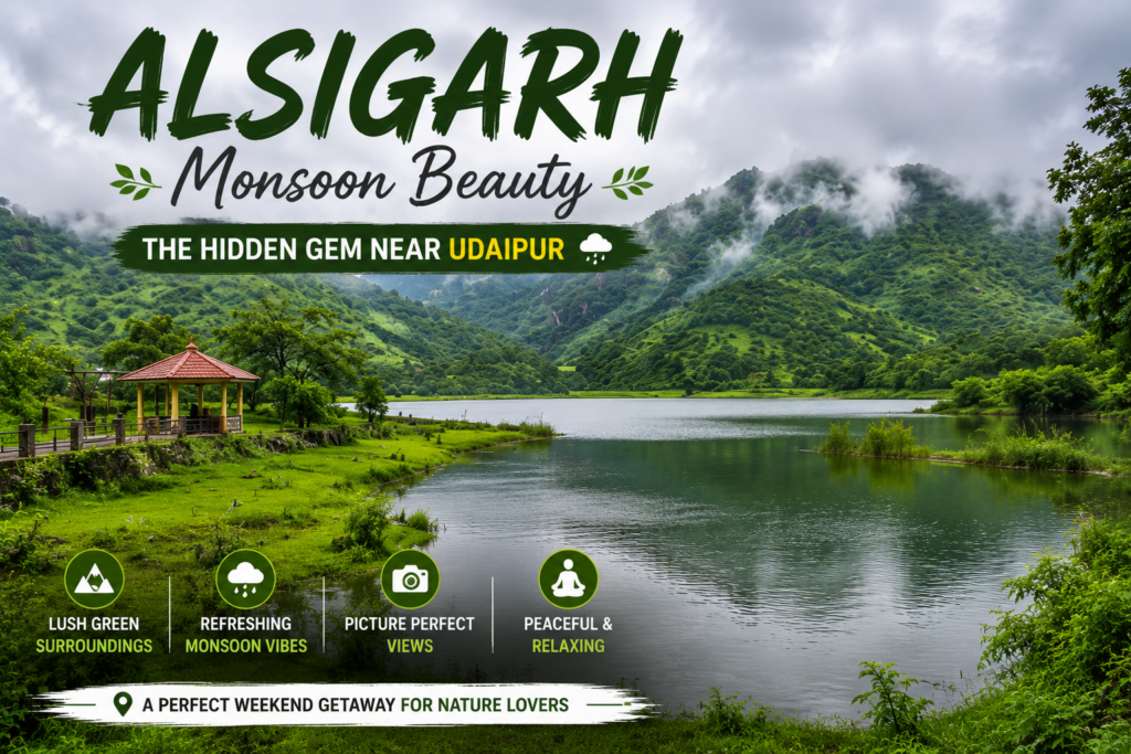 Alsigarh near Udaipur in monsoon