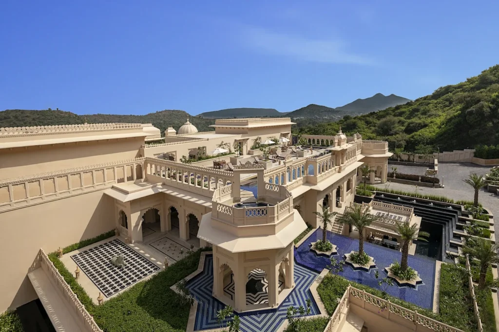 Aurika Udaipur luxury hotel with panoramic city views