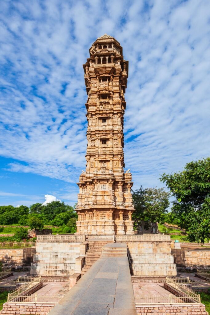 Historic Chittorgarh Fort near Udaipur Rajasthan