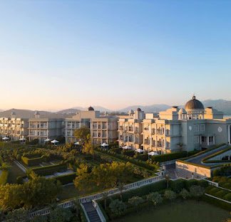Raffles Udaipur luxury resort on a private island