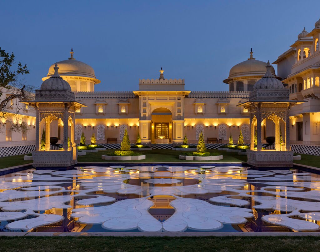 The Oberoi Udaivilas luxury hotel on Lake Pichola in Udaipur