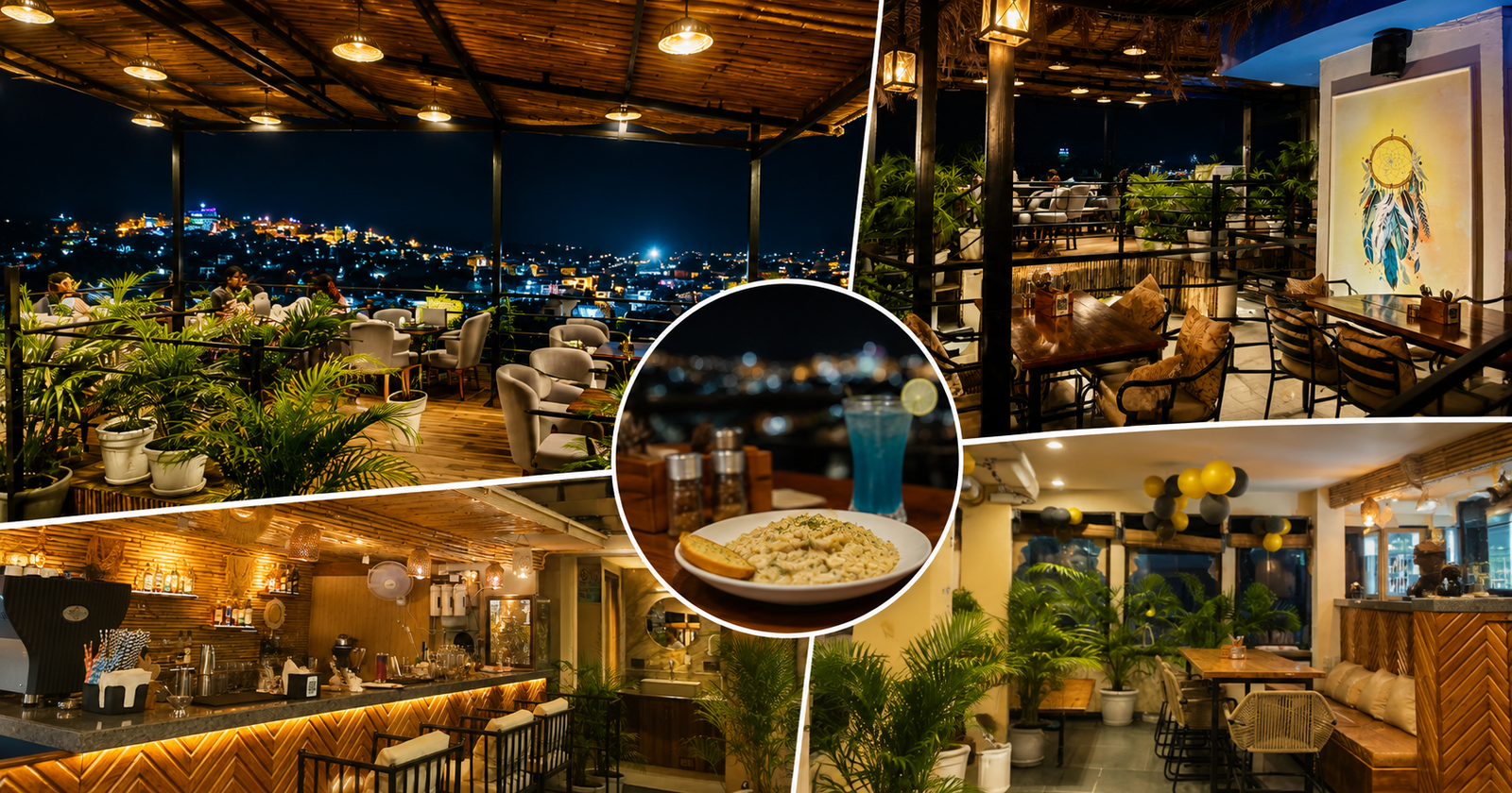 Sun N Moon Cafe & Restaurant Udaipur: A Rooftop Dining Experience with Stunning City Views
